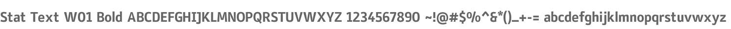 Stat Text W01 Bold