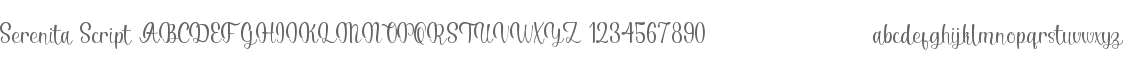 Serenita Script
