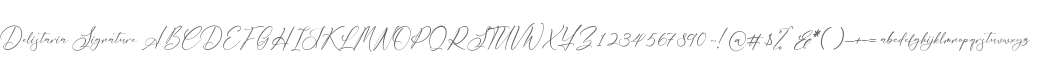 Delistaria Signature