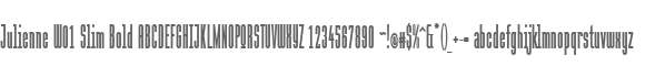 Julienne W01 Slim Bold