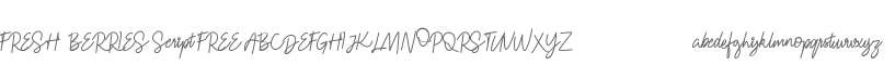FRESH  BERRIES Script FREE