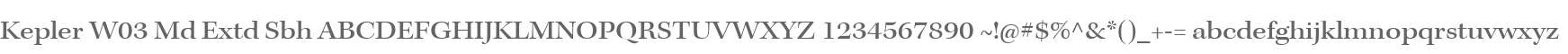 Kepler W03 Md Extd Sbh