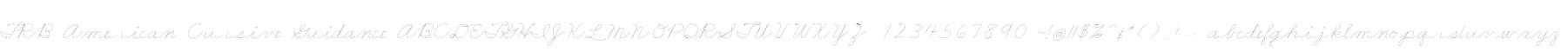 FRB American Cursive