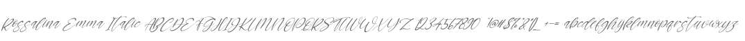 Rossalina Emma Italic