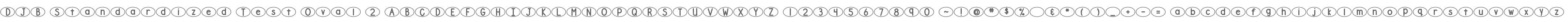 DJB Standardized Test Oval 2