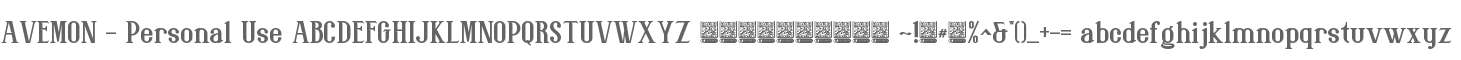 AVEMON - Personal Use