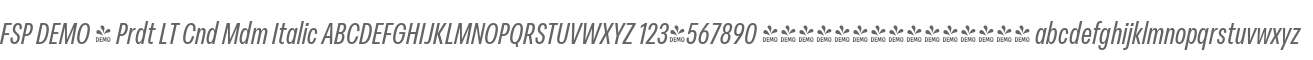 FSP DEMO - Prdt LT Cnd Mdm