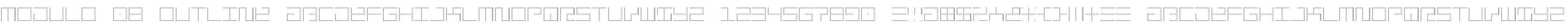 Modulo 08 Outline