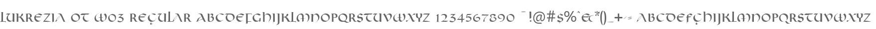 Lukrezia OT W03 Regular