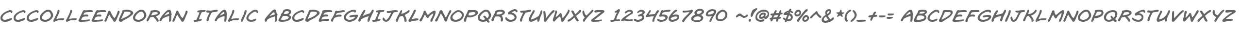 CCColleenDoran Italic
