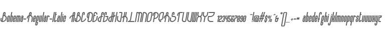 Bohema-Regular-Italic