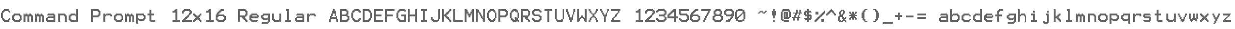 Command Prompt 12x16