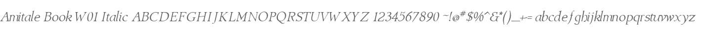 Amitale Book W01 Italic