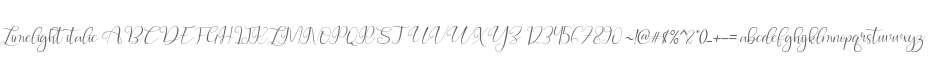 Limelight italic