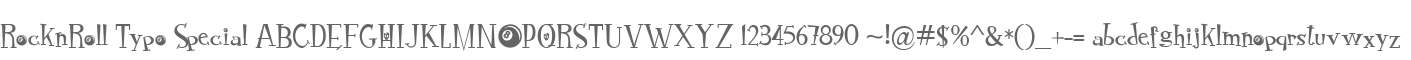 RocknRoll Typo Special