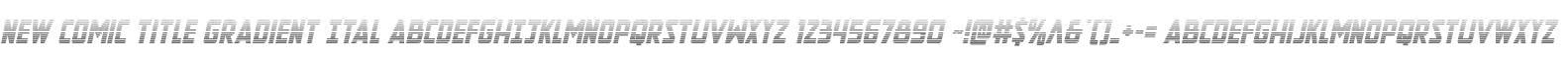 New Comic Title Gradient Ital