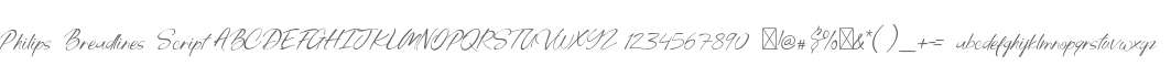 Philips Breadlines Script
