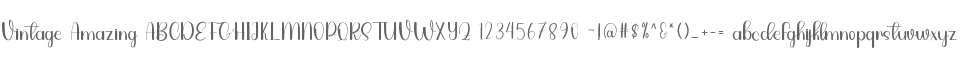 Vintage Amazing