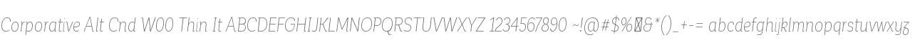 Corporative Alt Cnd W00 Thin It