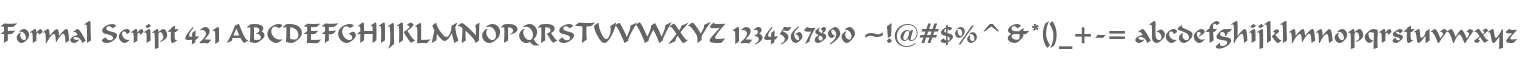 Formal Script 421