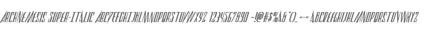 Archnemesis Super-Italic