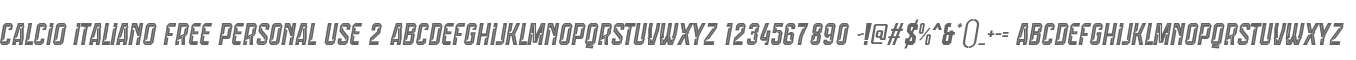 Calcio Italiano Free Personal Use 2