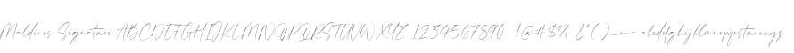 Maldives Signature