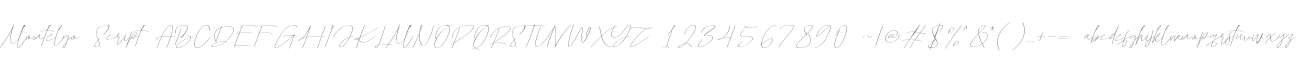 Montelgo Script