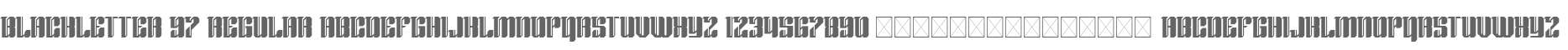 Blackletter 97 Regular