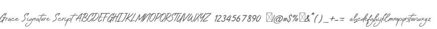 Grace Signature Script