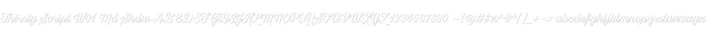 Thirsty Script W01 Md Shdw