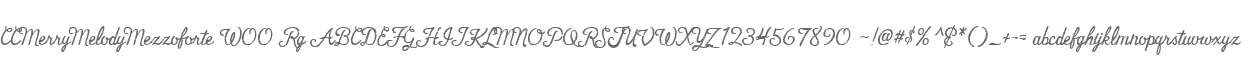 CCMerryMelodyMezzoforte W00 Rg