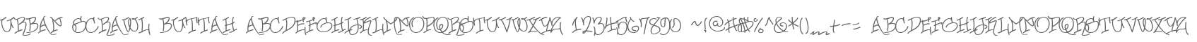 Urban Scrawl Buttah