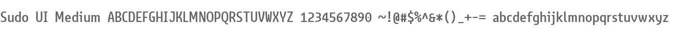 Sudo UI Medium