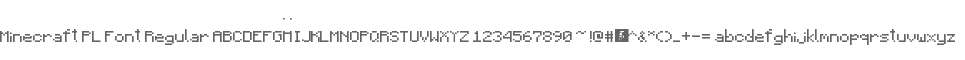 Minecraft PL Font