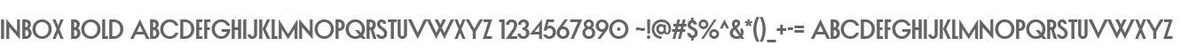 Inbox Bold