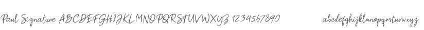 Paul Signature