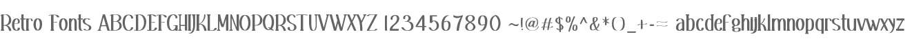 Retro Fonts