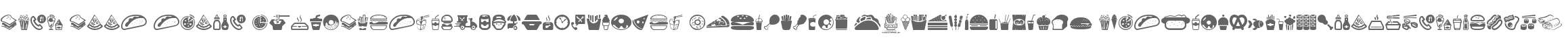 Fast Food Icons