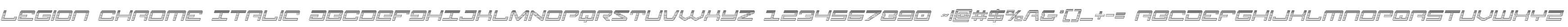Legion Chrome Italic