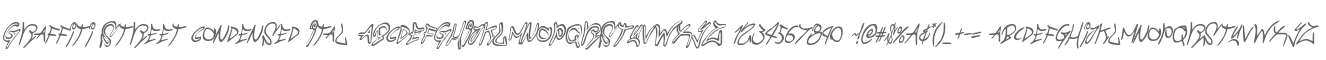 Graffiti Street Condensed Ital