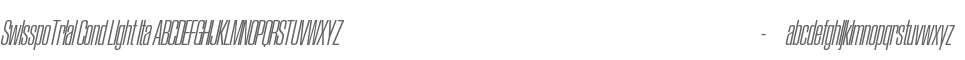 SwisspoTrial Condensed Light