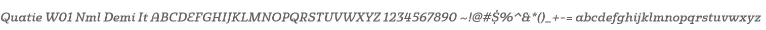 Quatie W01 Nml Demi It