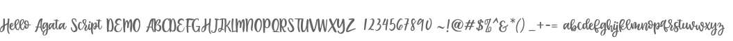 Hello Agata Script DEMO