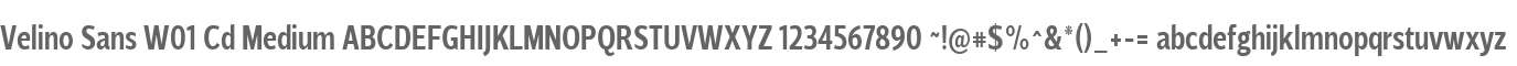 Velino Sans W01 Cd Medium