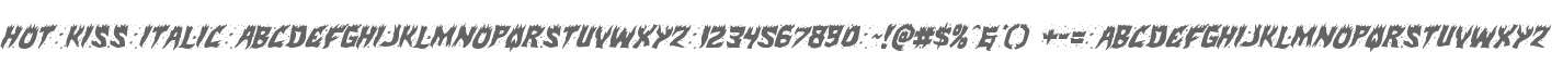 Hot Kiss Italic