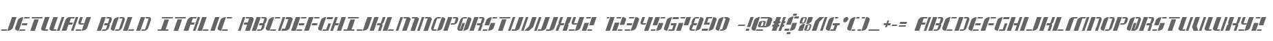 Jetway Bold Italic