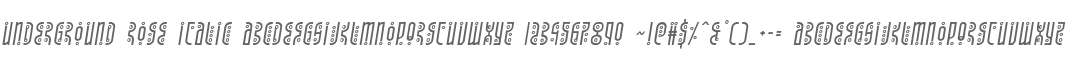 Underground Rose Italic