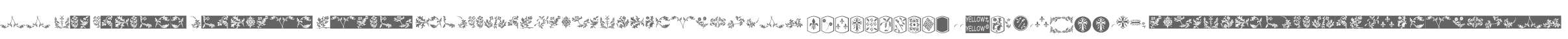 YY Old English Dingbats Italic