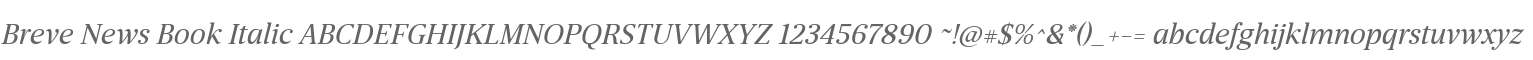 BreveNews-BookItalic